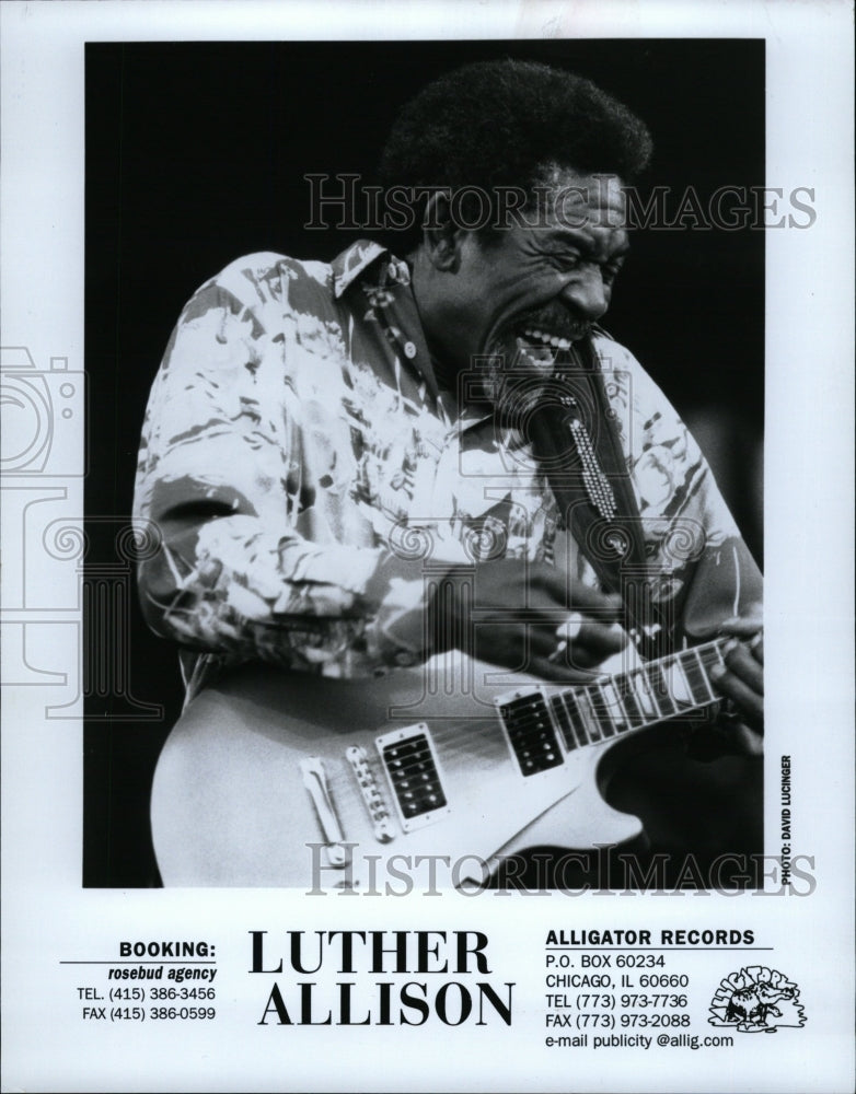 1997 Press Photo Luther Allison,musician,entertainer - RRW26747 - Historic Images