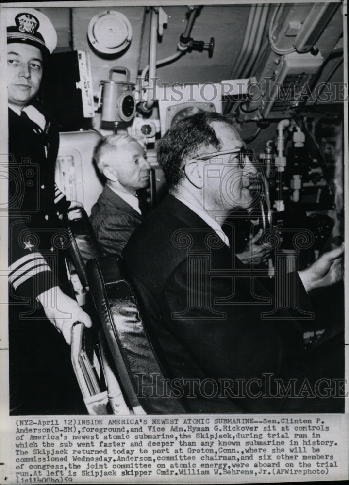 1959 Press Photo Sen. Clinton P. Anderson D-NM - RRW26859 - Historic Images