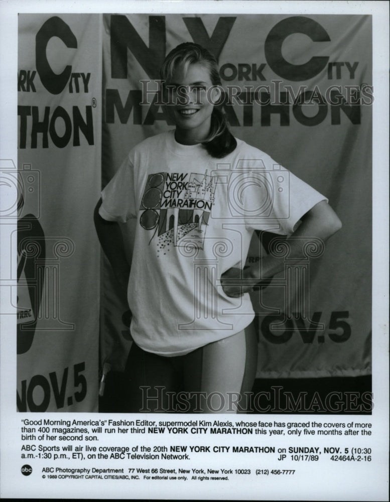 1989 Press Photo Kim Alexis Model/Actress - RRW26901 - Historic Images