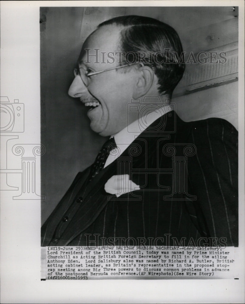 1953 Press Photo Gallsbury President British Council - RRW26931 - Historic Images