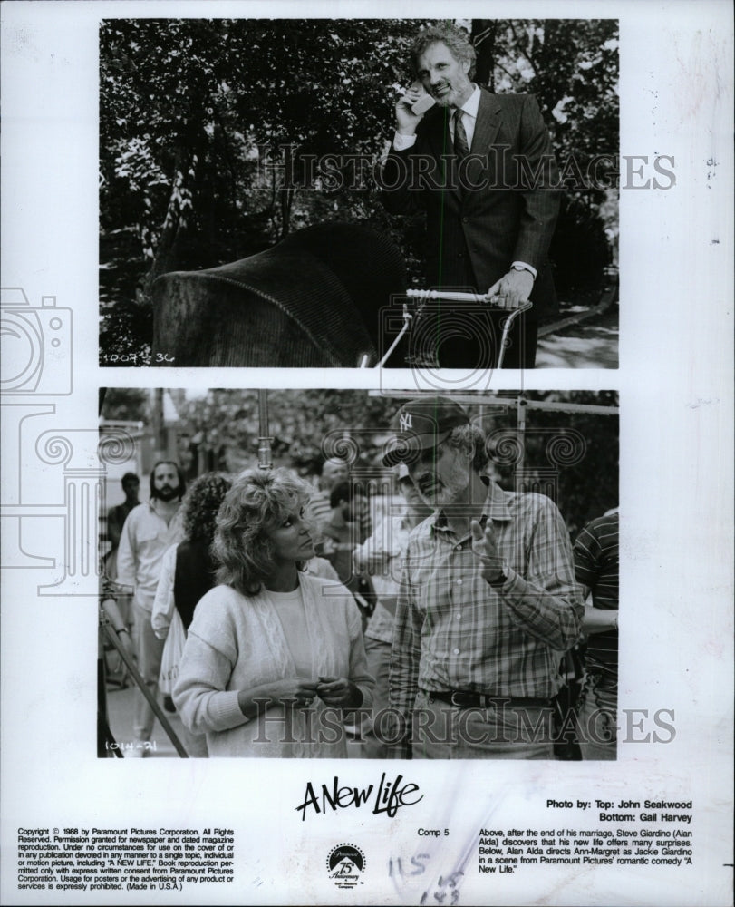 1988 Press Photo Sleve Glardino Ann Margert Actors - RRW27085 - Historic Images