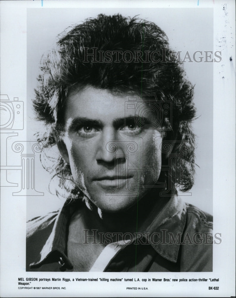 1990 Press Photo Mel Gibson "Lethal Weapon" - RRW27129 - Historic Images