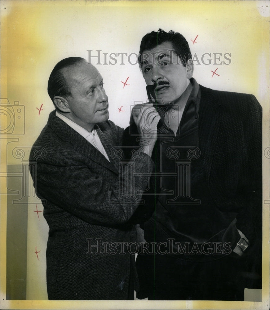 1959 Press Photo Jack Benny &amp; Ernie Kovacs - RRW27173 - Historic Images