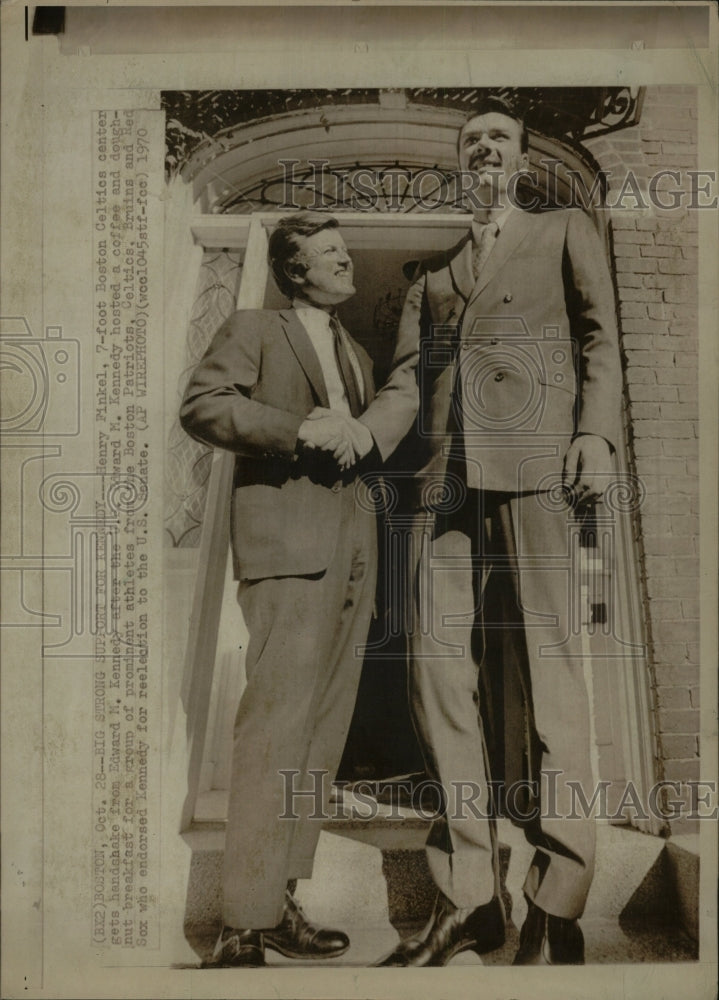 1970 Press Photo Henry Finkel &amp; Edward M. Kennedy - RRW27375 - Historic Images