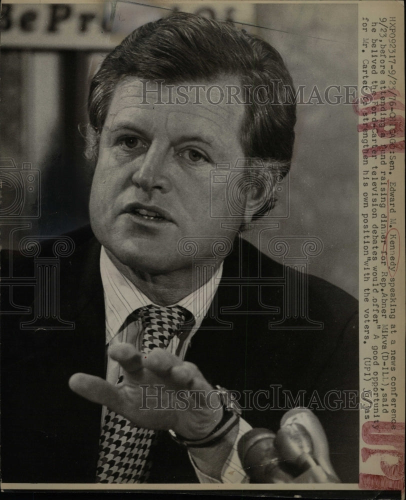 1976 Press Photo Senator Edward Kennedy - RRW27389 - Historic Images