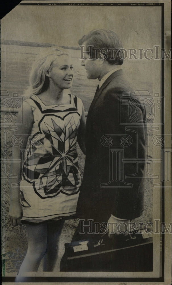 1968 Press Photo Senator Edward M. Kennedy Wife Joan - RRW27407 - Historic Images