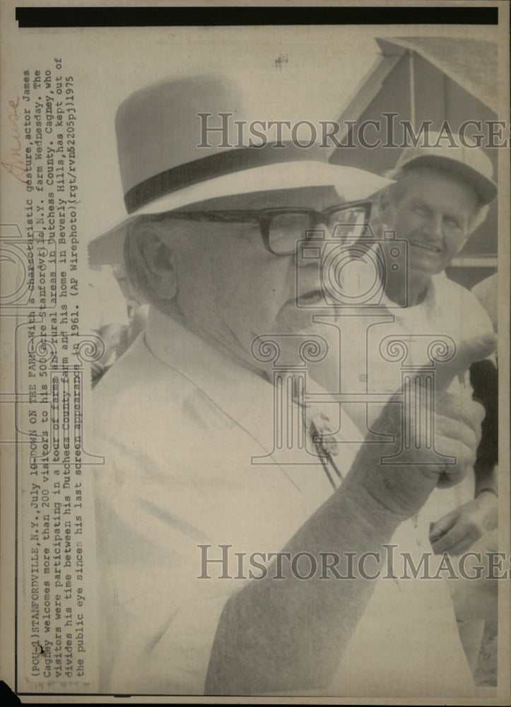 1975 Press Photo James Cagney American Film Actor - RRW27549 - Historic Images