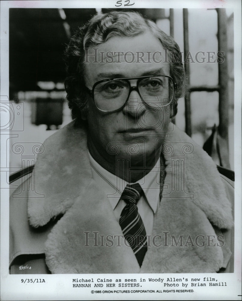 1987 Press Photo Michael Caine Actor - RRW27607 - Historic Images