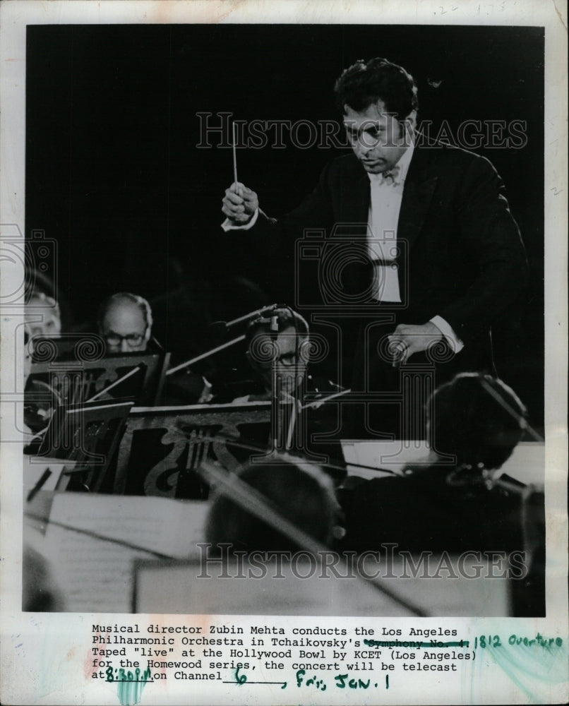 1970 Press Photo Zubin Mehta Conductor Philharmonic - RRW27737 - Historic Images