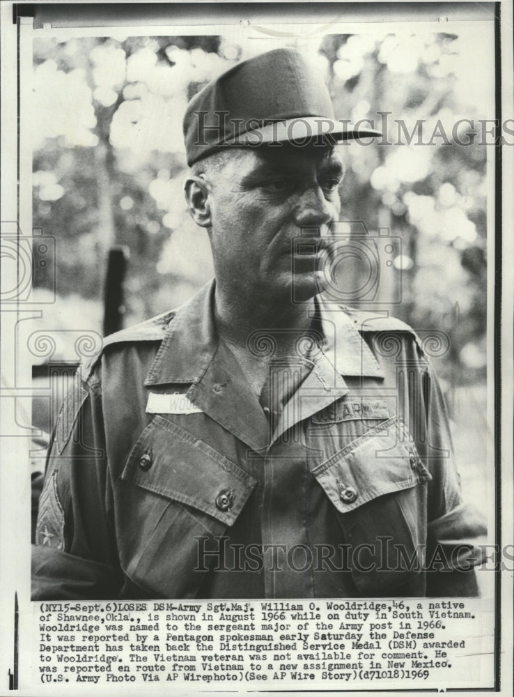 1969 Press Photo Army William Wooldridge South Vietnam - RRW27963 - Historic Images