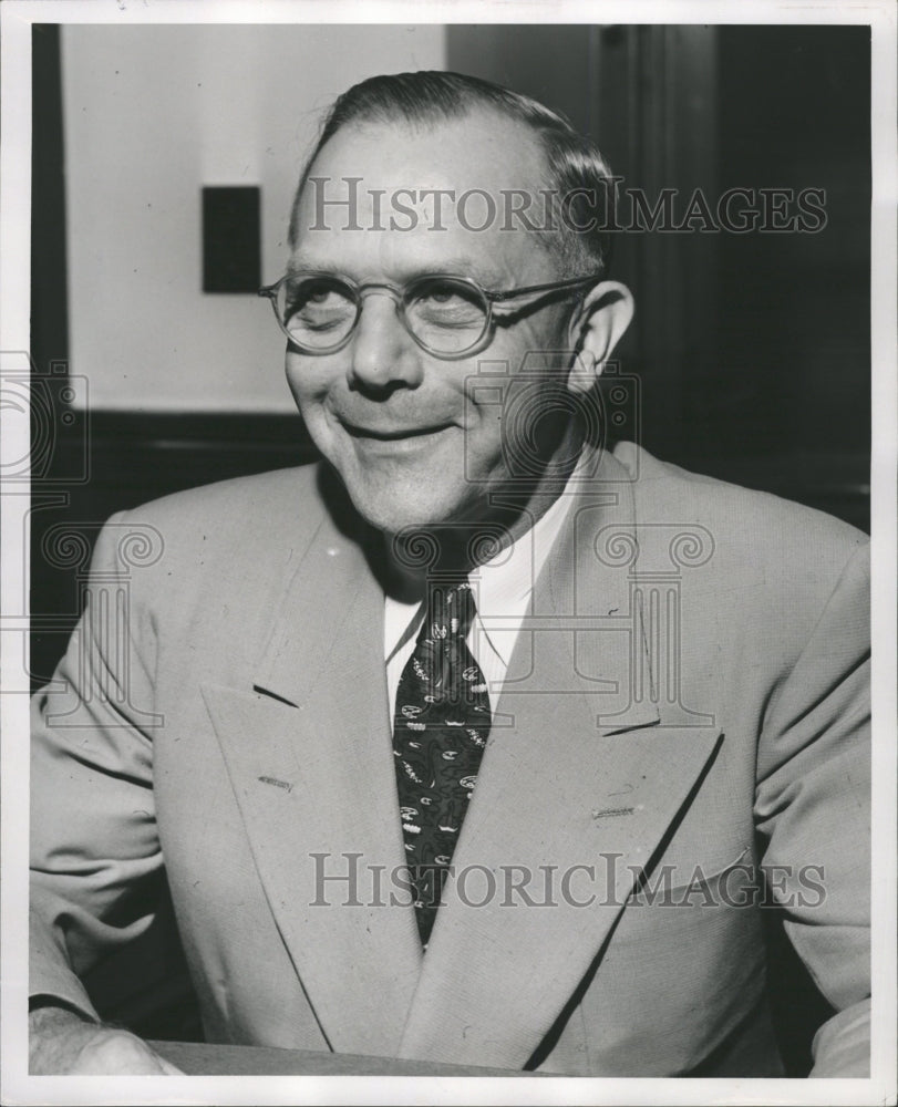 1951 Press Photo Chief Intelligence Unit Henry Sunball - RRW28181 - Historic Images