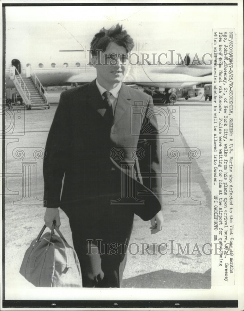 1970 Press Photo John M. Sweeney Viet Cong Defector - RRW28281 - Historic Images