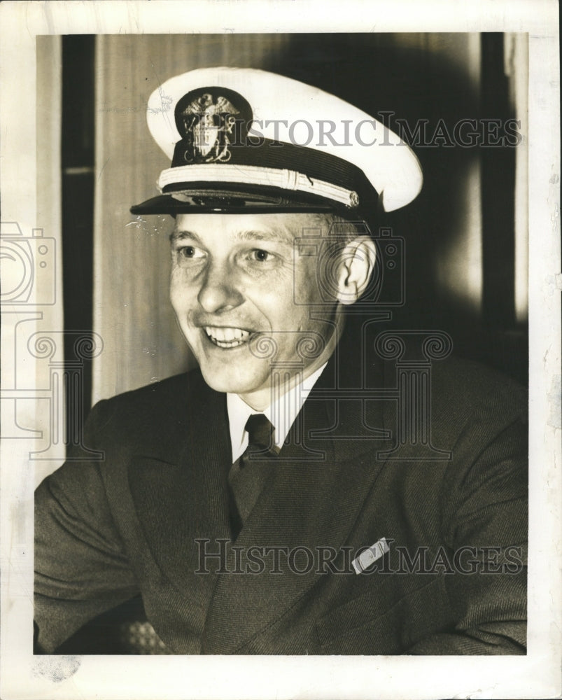 1942 Press Photo US Navy Lieutenant George F. Stevens - RRW28473 - Historic Images