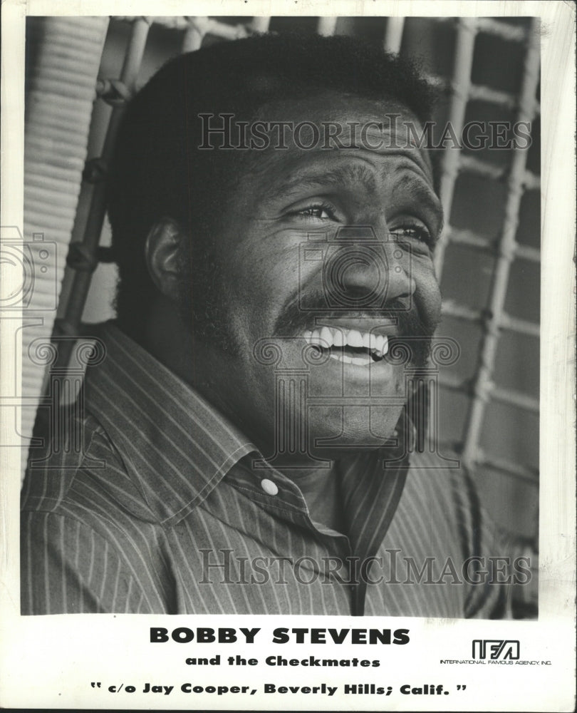 1970 Press Photo Singer Bobby Stevens Concert Promo - RRW28553 - Historic Images