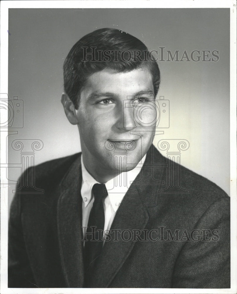 1968 Press Photo Lansing Disc Jockey Stearn Portrait - RRW28605 - Historic Images