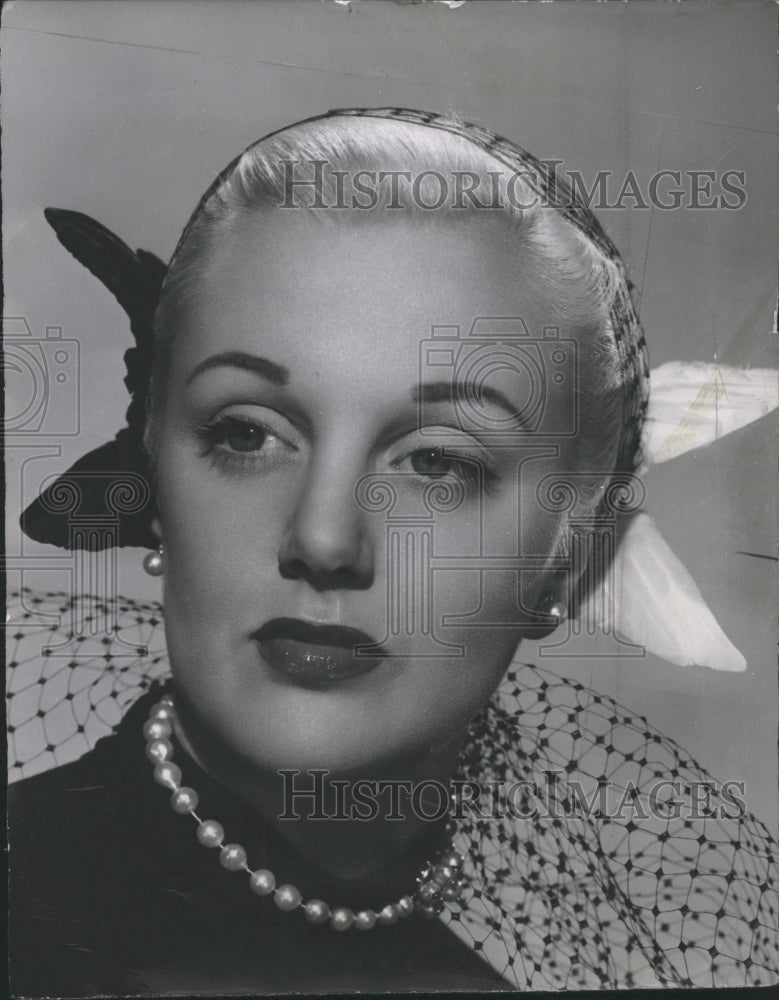 1951 Press Photo Actress Jan Sterling Closeup - RRW28653 - Historic Images