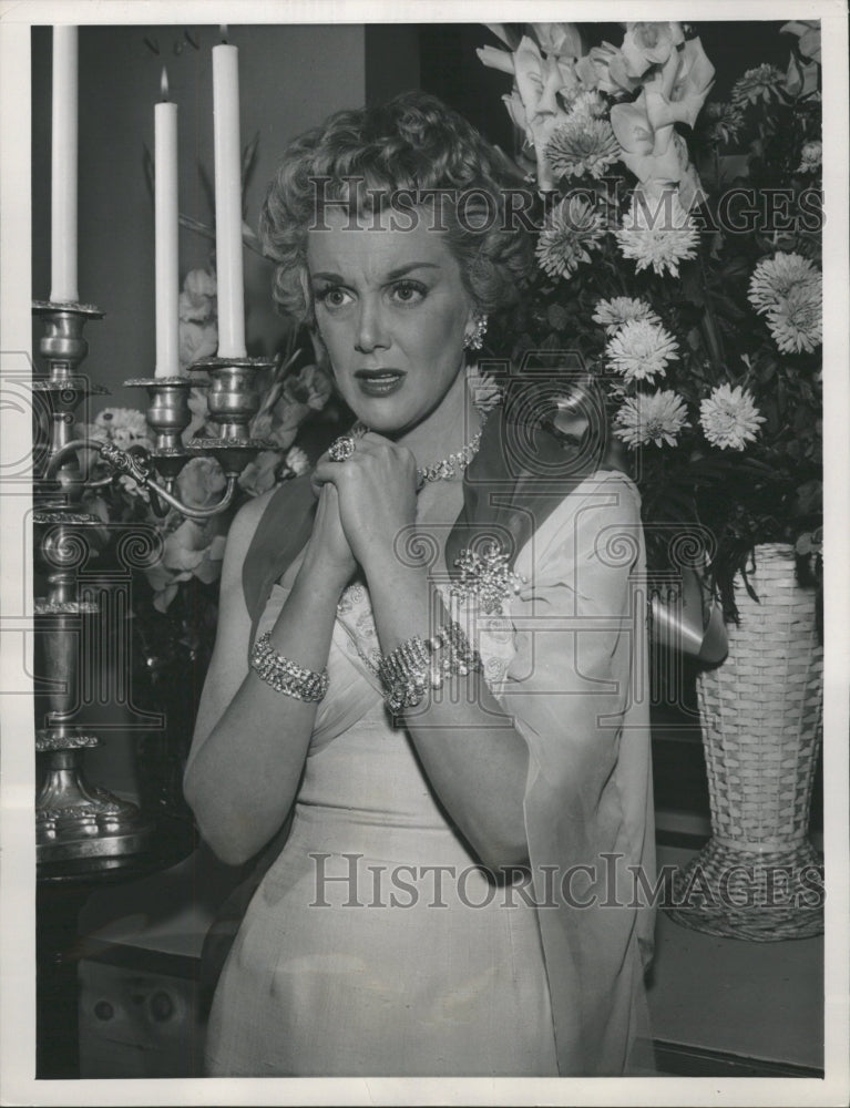 1959 Press Photo Actress Jan Sterling Lux Playhouse - RRW28663 - Historic Images