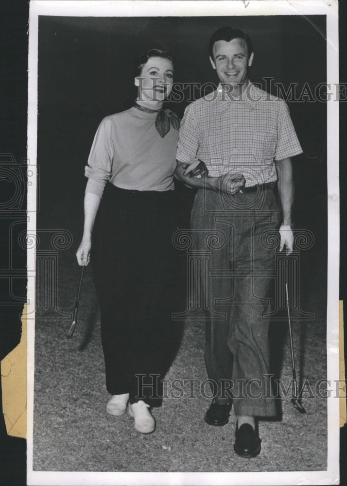 1951 Press Photo Bride Movie Actor Robert Sterling - RRW28685 - Historic Images