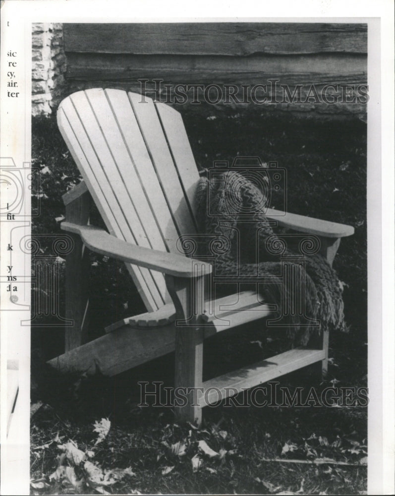 1990 Press Photo Adirondack Chair - RRW28767 - Historic Images