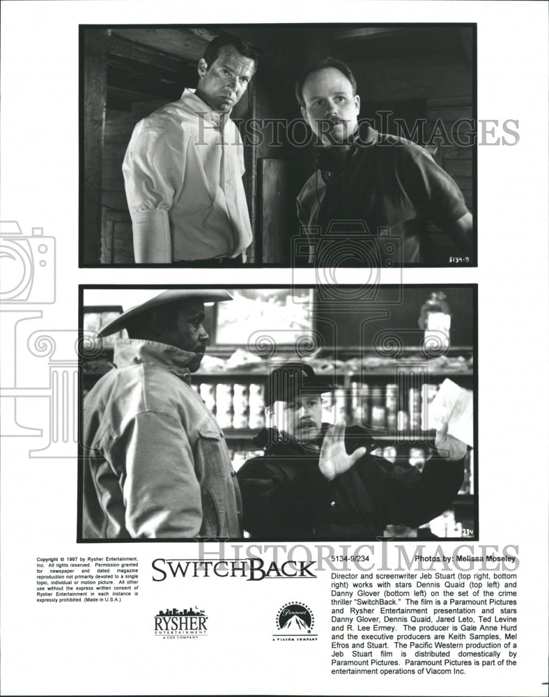 1997 Press Photo Jeb Stuart American Film Director - RRW29061 - Historic Images