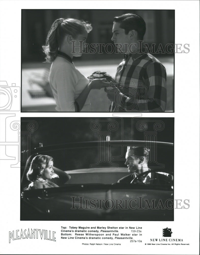 Press Photo Tobey Maguire Marley Shelton Pleasantville - RRW29079 - Historic Images