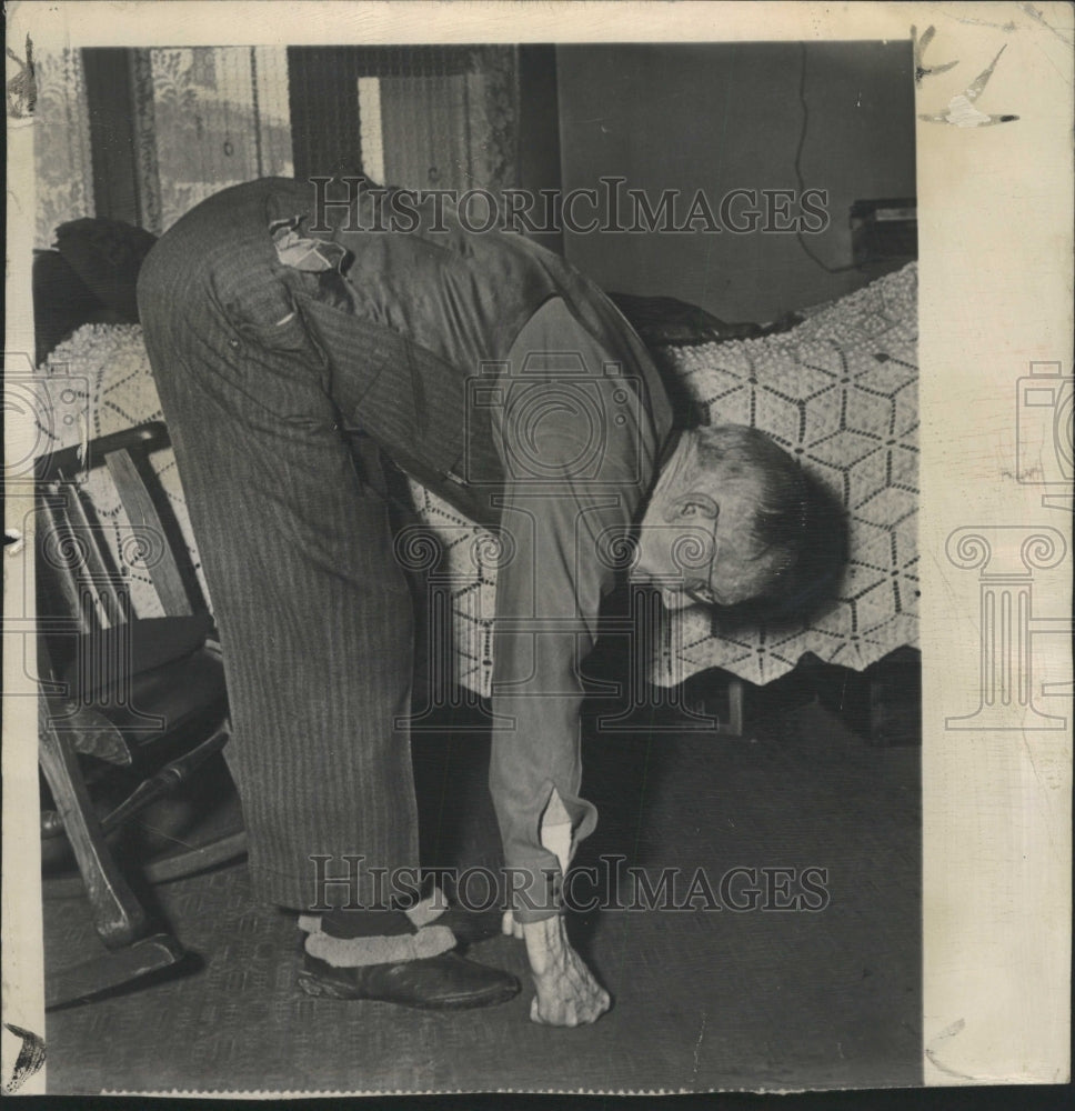 1949 Press Photo Wiley Wilcox 101 Years Old - RRW29211 - Historic Images