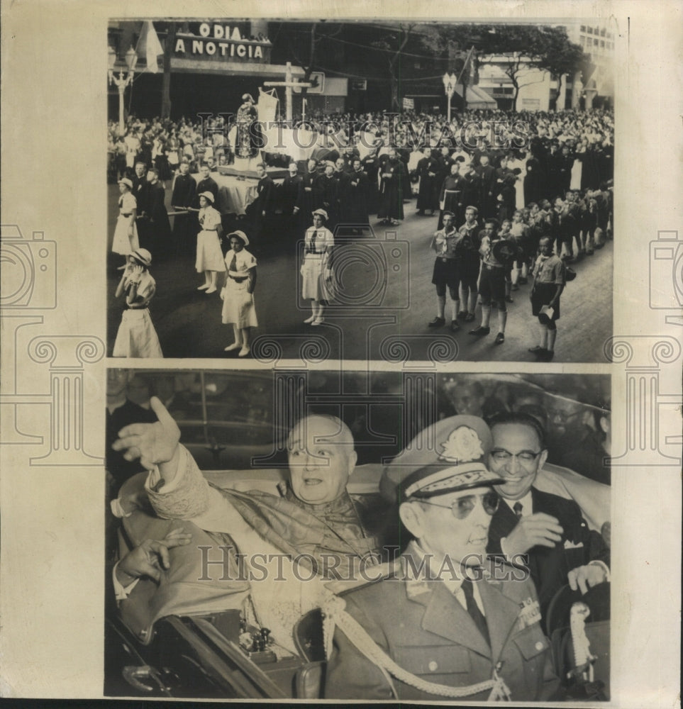 1955 Press Photo Papal Legate Benedetto Aloisia Cardina - RRW29429 - Historic Images