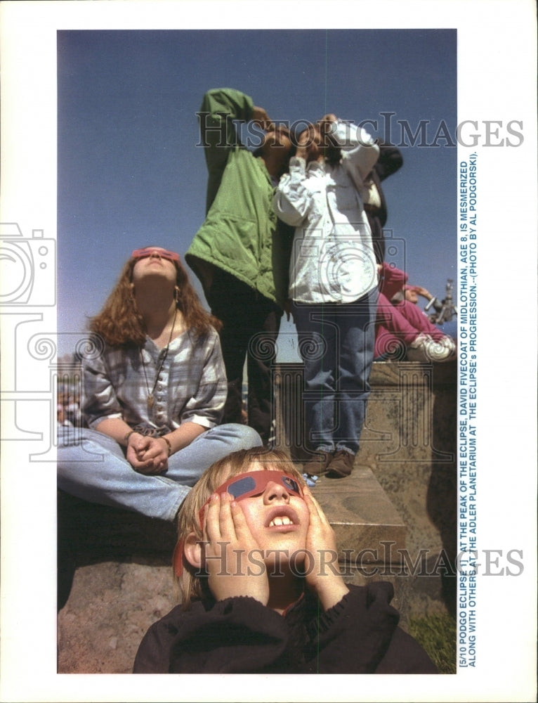 1994 Press Photo Adler Planetarium David Fivecoat Solar - RRW29589 - Historic Images