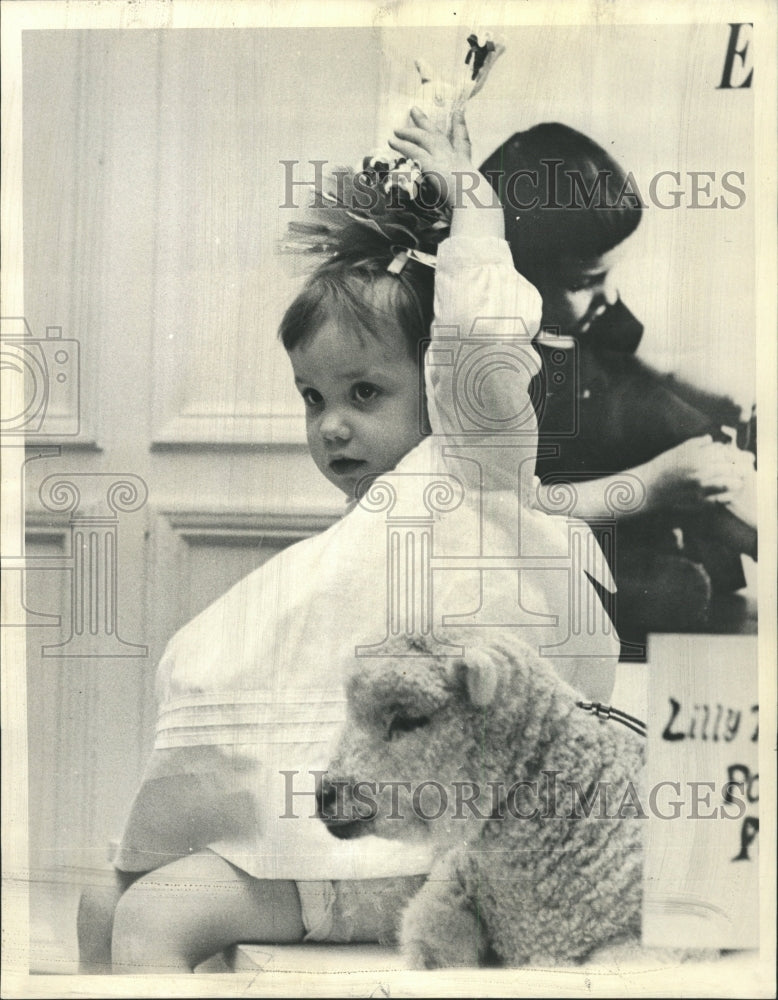 1964 Press Photo Easter Seal Parade Mascot Lily - RRW29629 - Historic Images