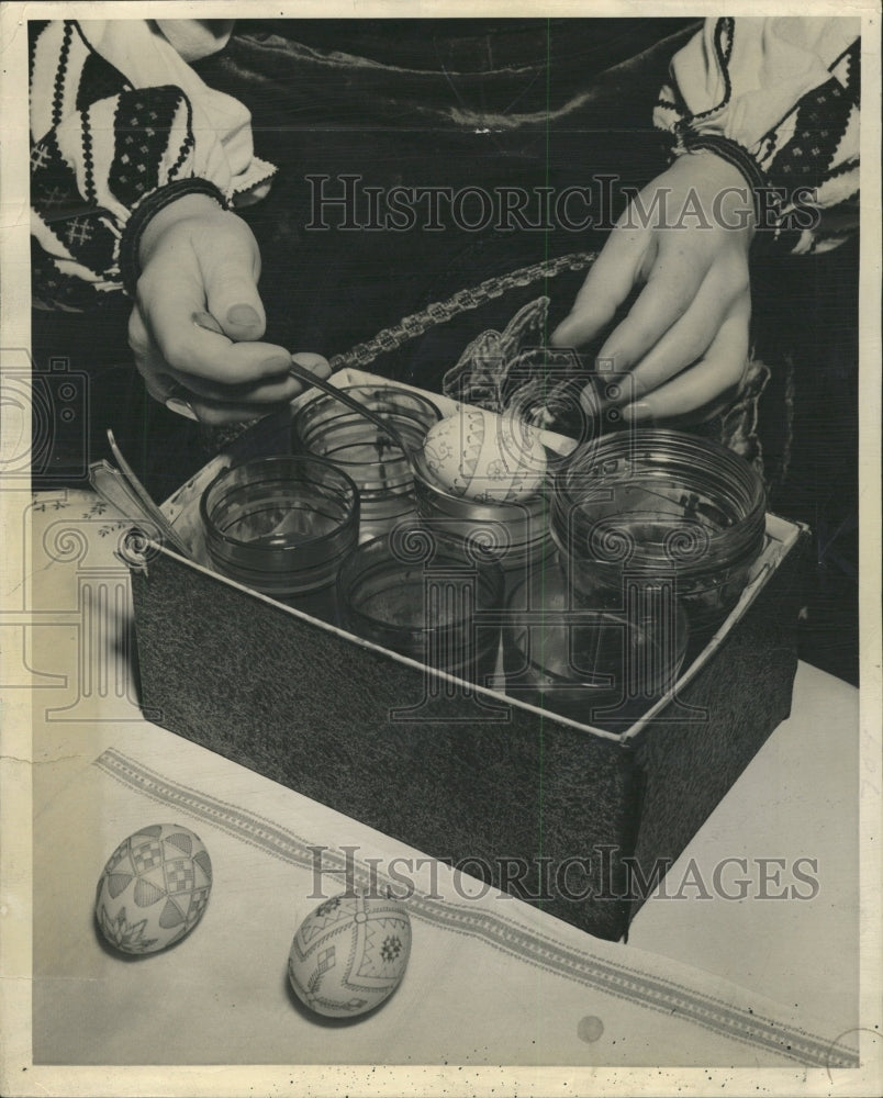 1939 Press Photo Easter Eggs Artfully Decorated - RRW29649 - Historic Images