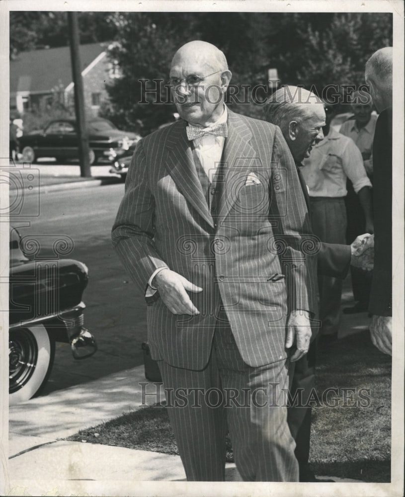 1953 Press Photo Charles Kettering Eddie guest Bingay - RRW29911 - Historic Images