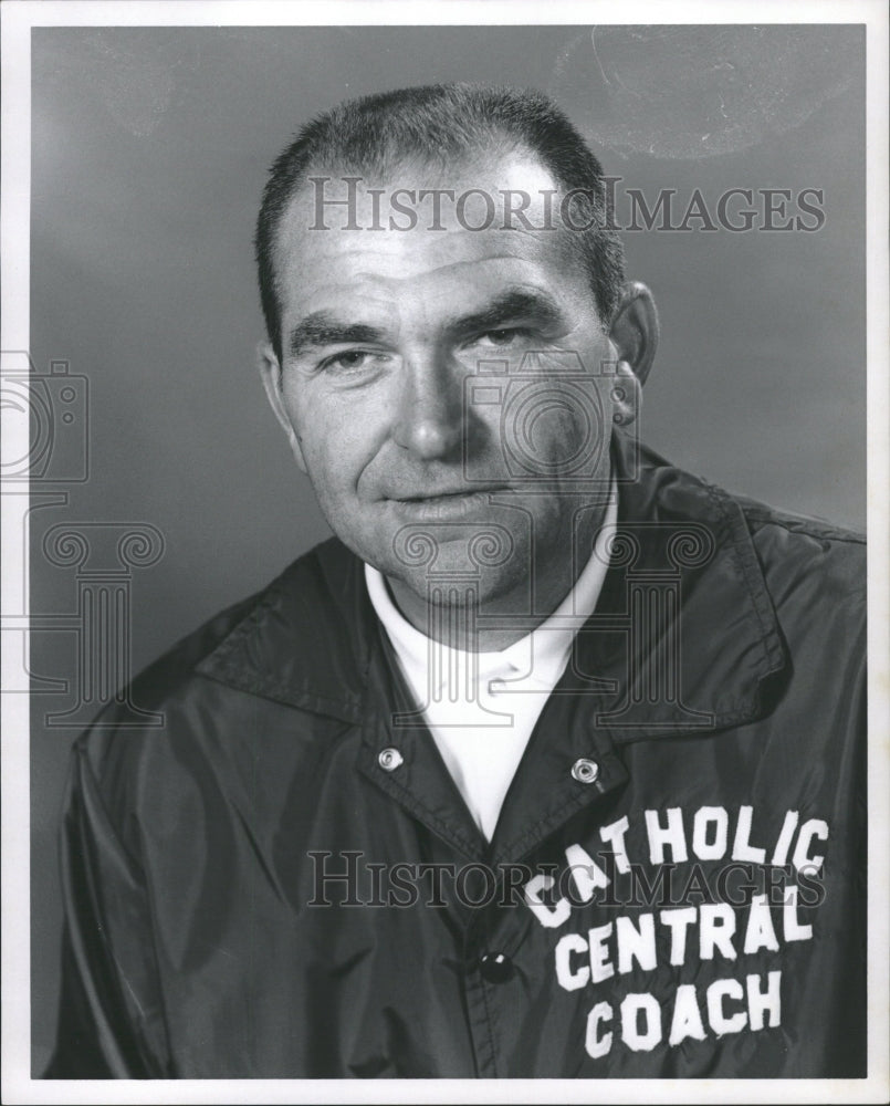 1967 Press Photo Jim Kerwin Coach of Catholic central - RRW29981 - Historic Images