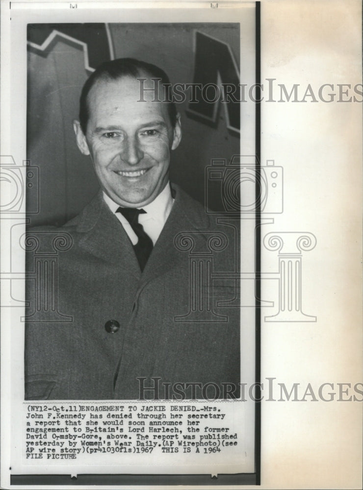 1964 Press Photo Lord Harlech British Diplomat - RRW30011 - Historic Images