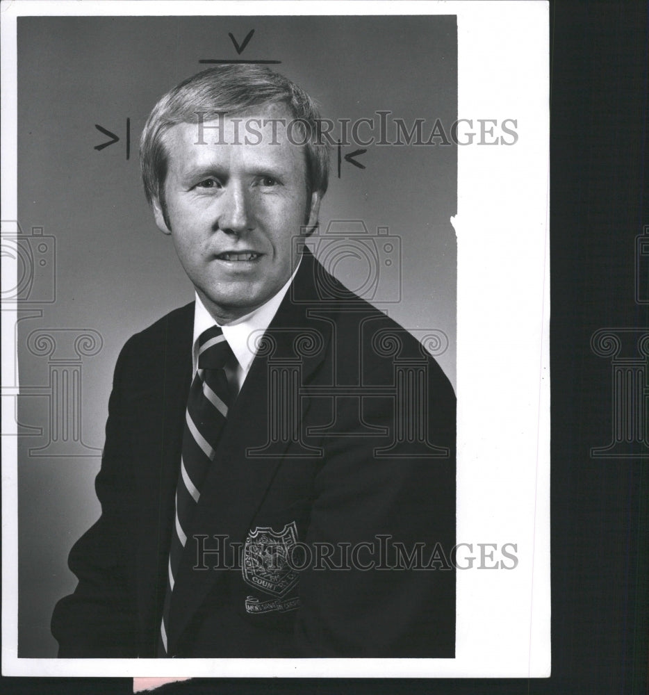 1987 Press Photo Jerry Hansen Coach Golf Detroit - RRW30047 - Historic Images