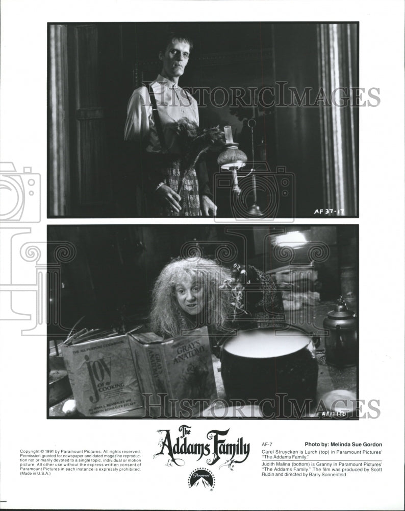 1992 Press Photo Carel Struycken artist Addams Family - RRW30129 - Historic Images