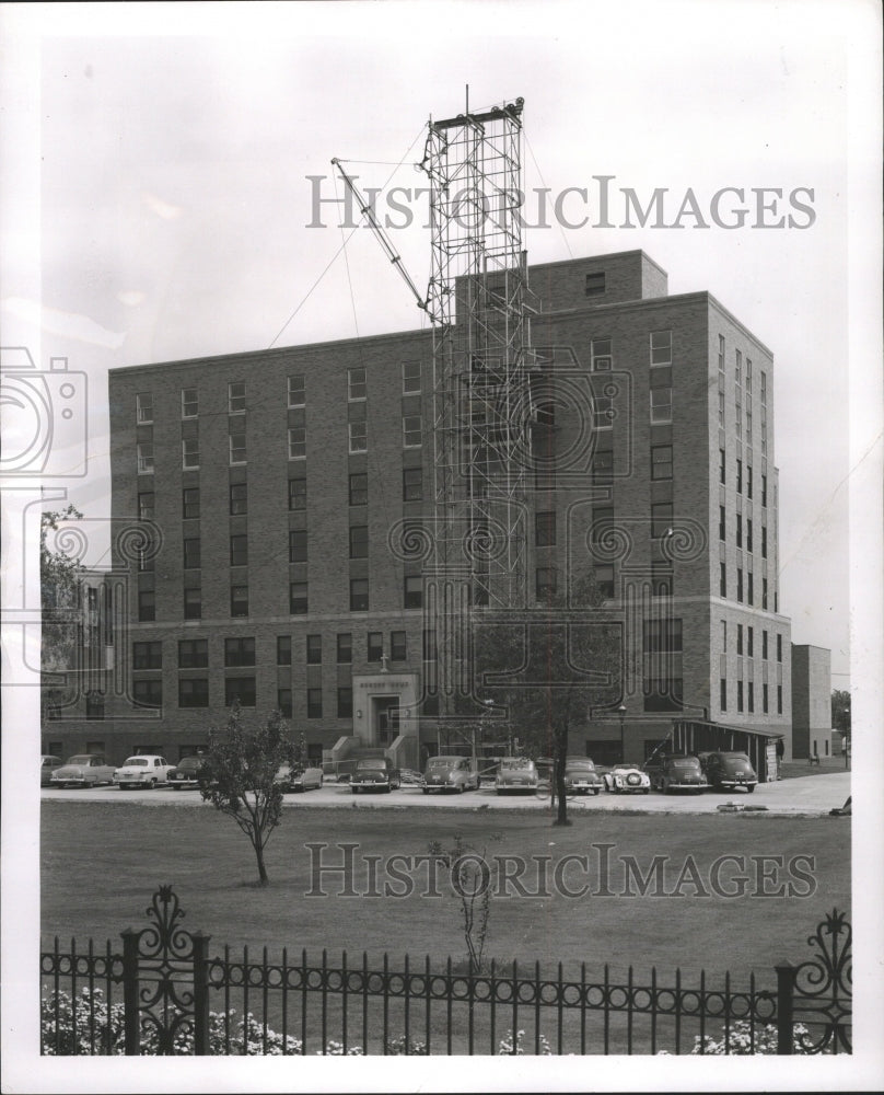 1952 Press Photo Carmel Mercy Hospital Home Nurse Serve - RRW30223 - Historic Images