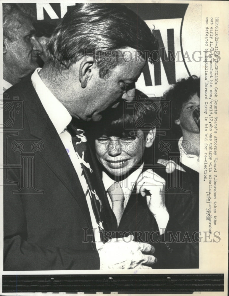 1972 Press Photo Edward V Hanrahan Attorney Cook County - RRW30285 - Historic Images