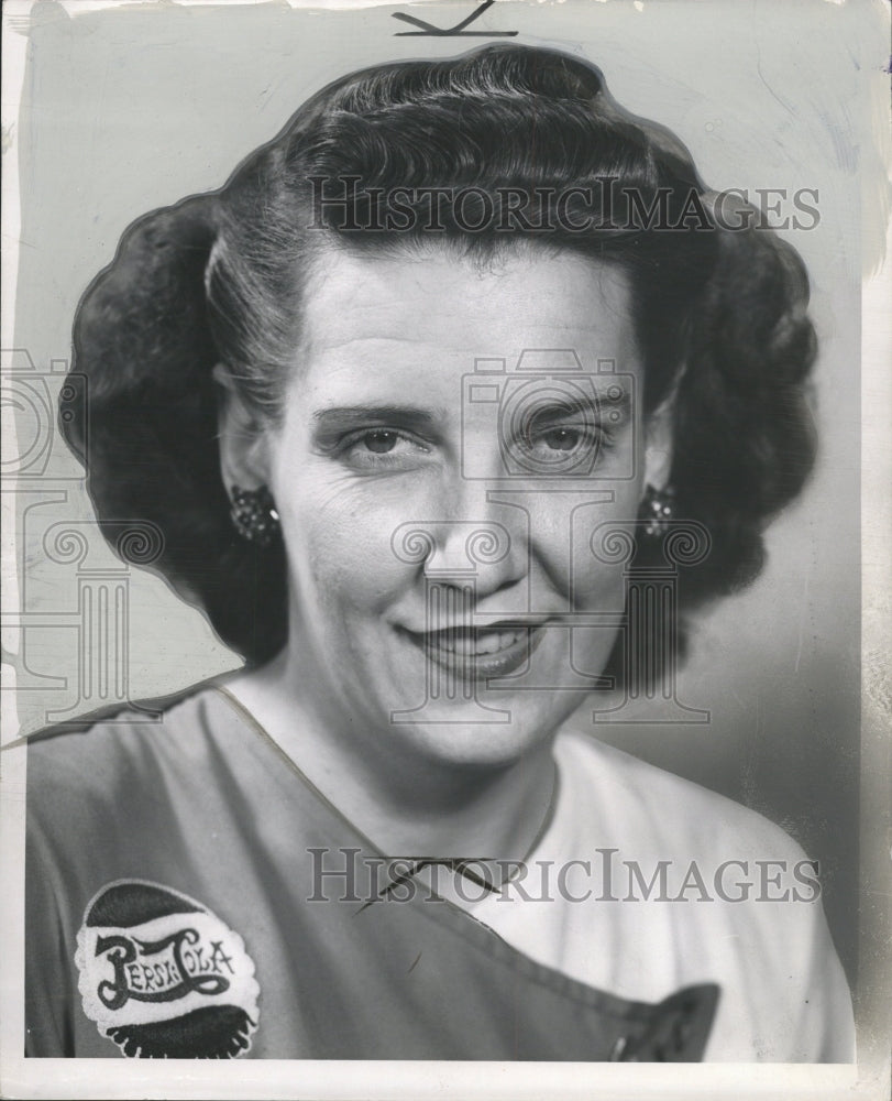 1949 Press Photo Ethel Hanna bowler Vacne - RRW30293 - Historic Images