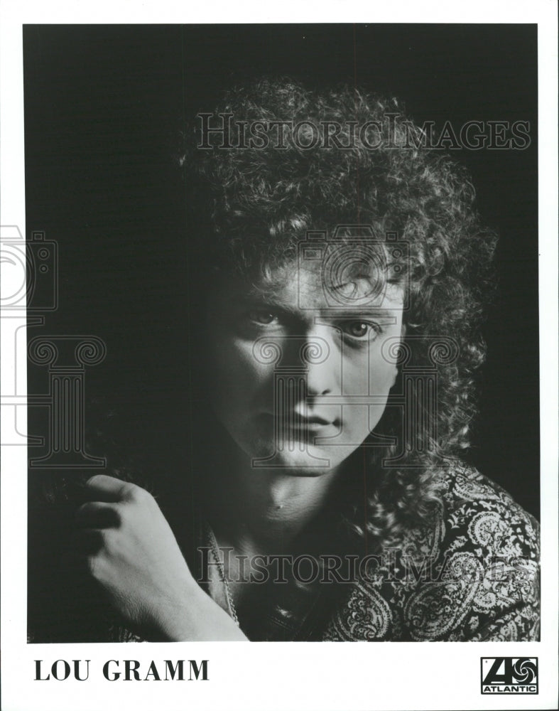 1988 Press Photo Lou Gramm American rock vocalist - RRW30315 - Historic Images