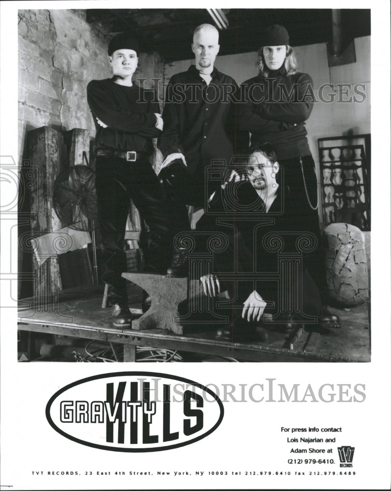 1996 Press Photo Gravity kills Entertainers Rock Band - RRW30449 - Historic Images