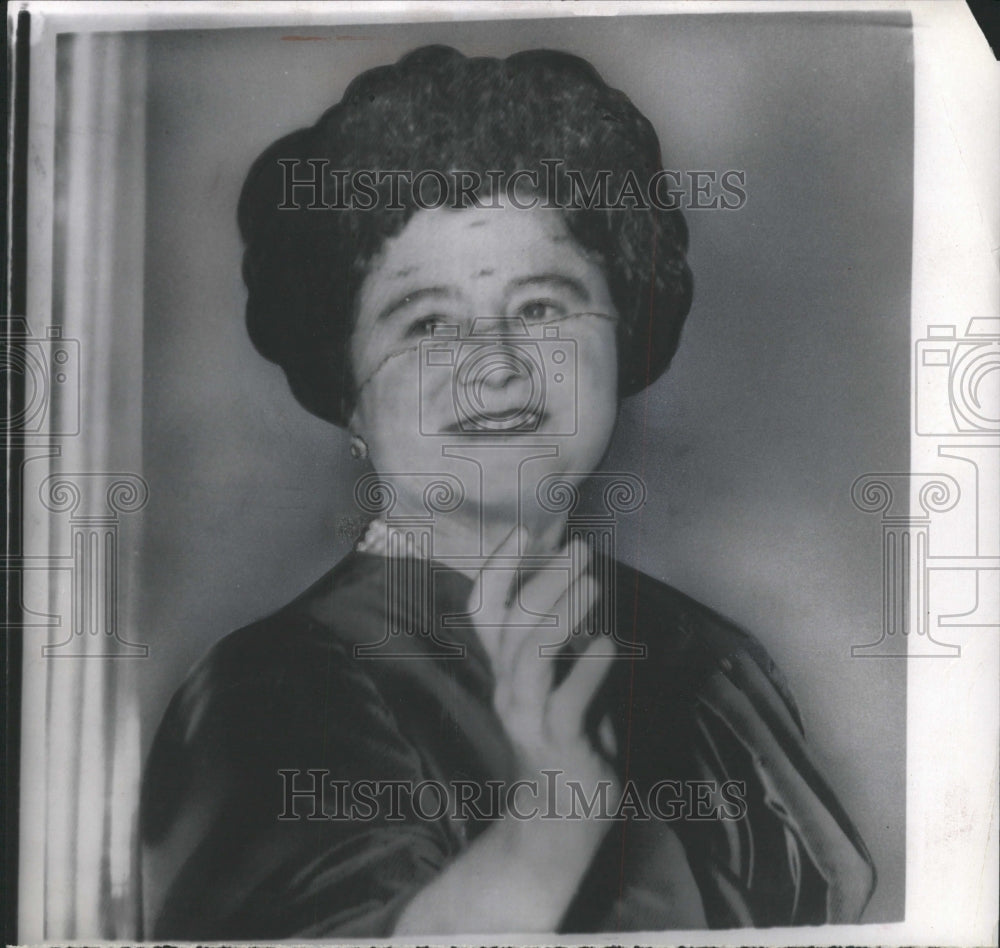 1961 Press Photo Radiant Queen Mother Elizabeth Linley - RRW30507 - Historic Images