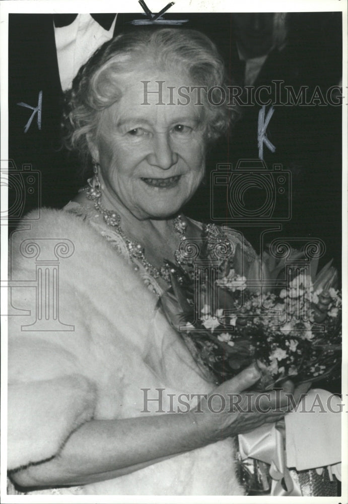 Press Photo Elizabeth Bowes-Lyon Queen consort - RRW30513 - Historic Images