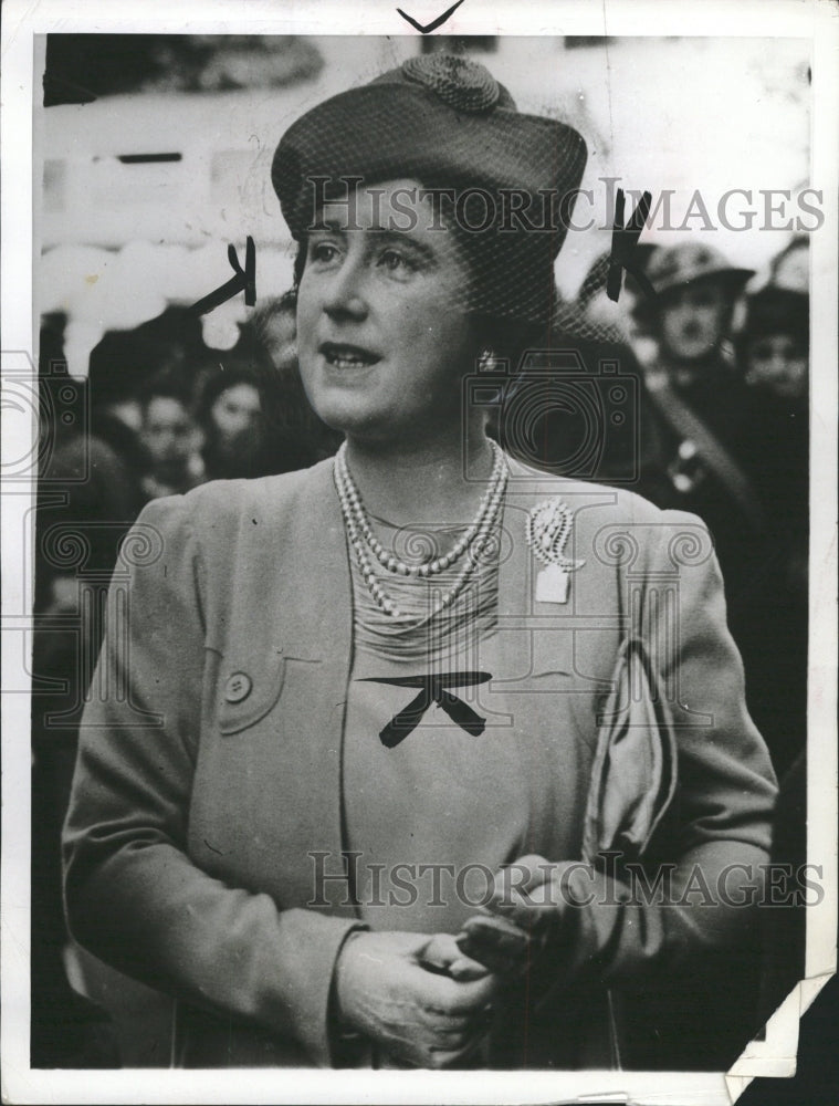 1941 Press Photo Elizabeth Bowes-Lyon Queen consort - RRW30517 - Historic Images