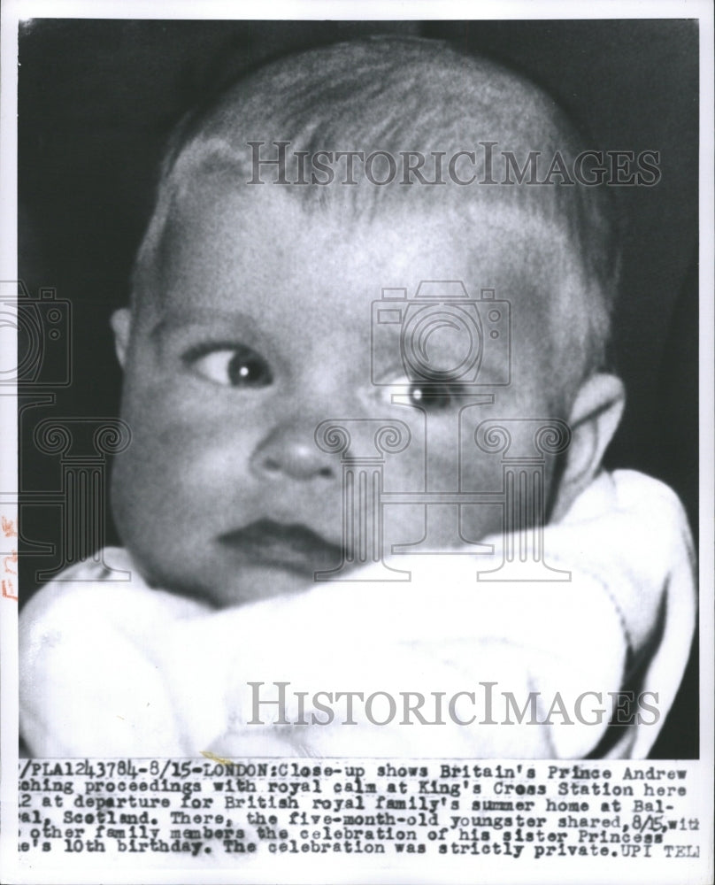 Press Photo Prince Andrew third child Queen Elizabeth - RRW30555 - Historic Images