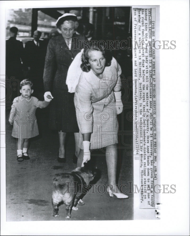 1964 Press Photo PRINCESS ANNE HARGARET LORD SNOWDON - RRW30653 - Historic Images