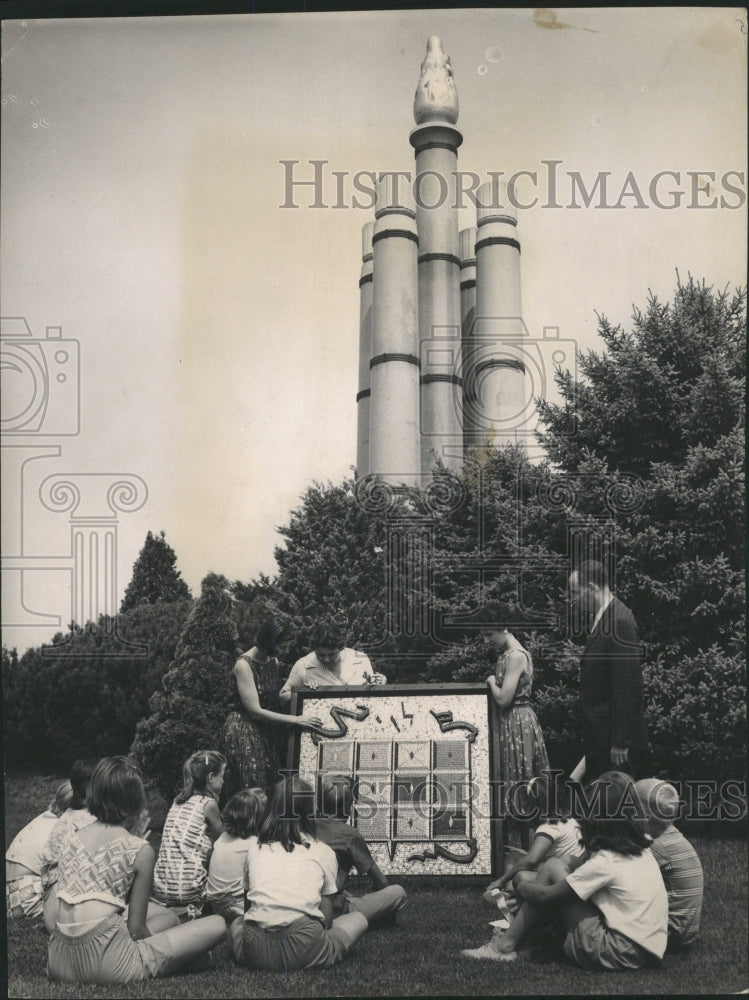 1963 Press Photo Shalom Memorial Park Jewish Cemetery - RRW30673 - Historic Images