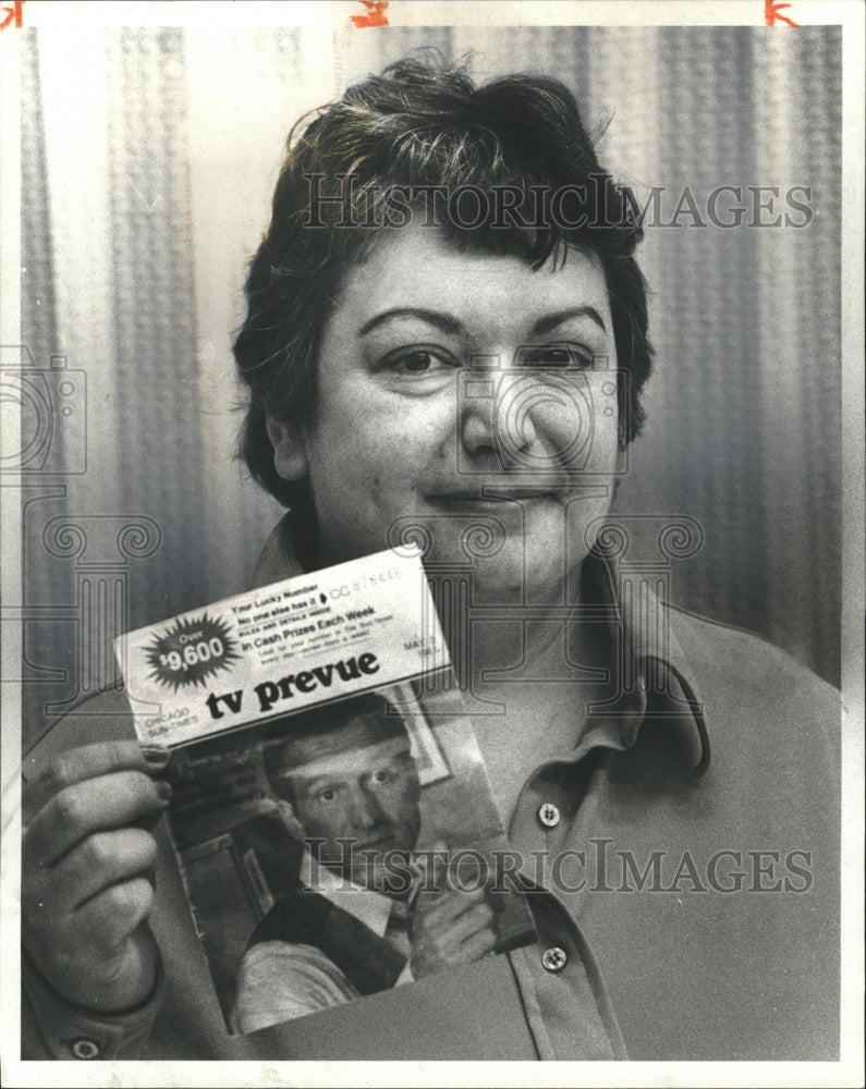 1981 Press Photo Darlene Pucci Lucky Number Prevue Sun - RRW30975 - Historic Images