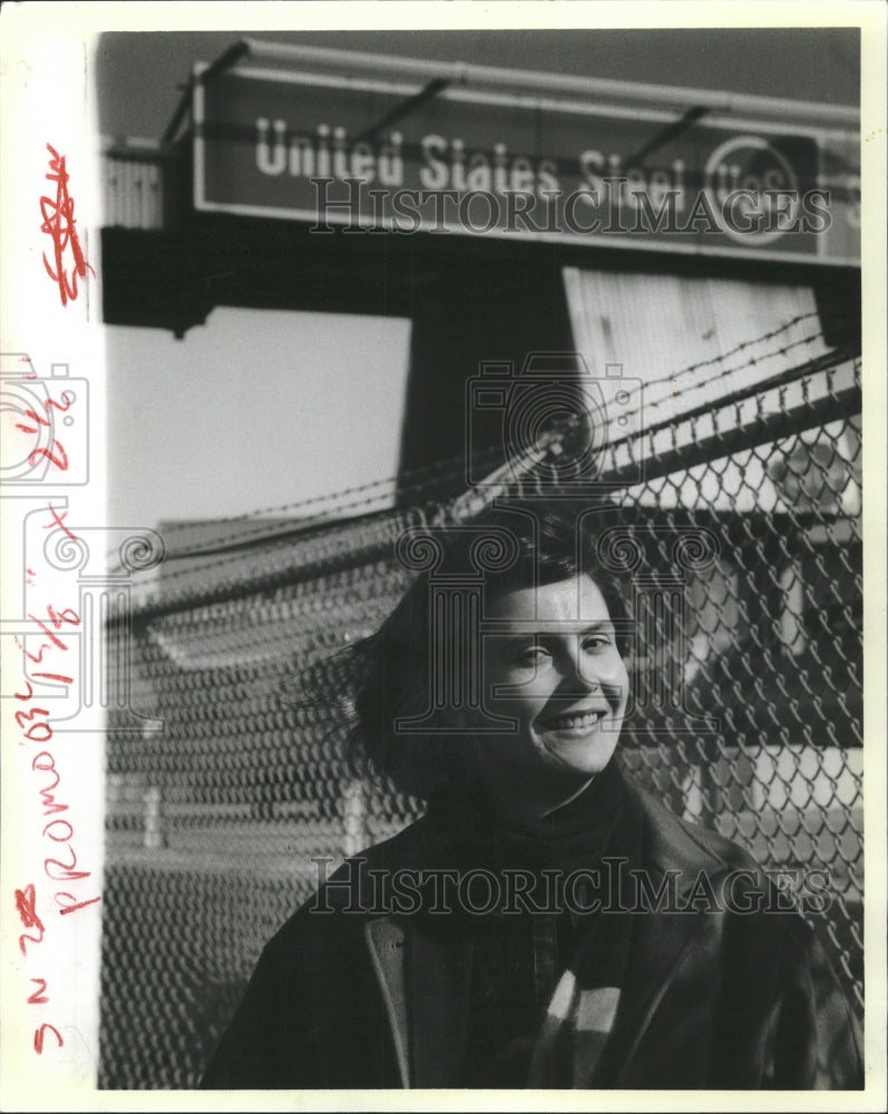 1985 Press Photo Candace Boldin Sun times job contest - RRW30989 - Historic Images