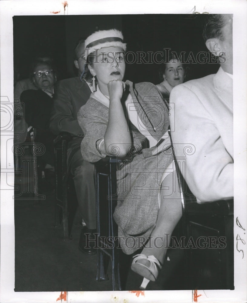 1956 Press Photo Mrs. Victor Duski Music Teacher - RRW31007 - Historic Images