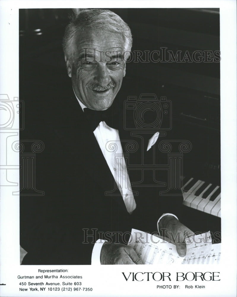 Press Photo Victor Borge Great Dane Clown Prince Danish - RRW31049 - Historic Images